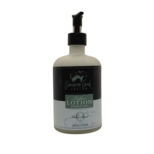 Rosemary Mint Grass-Fed Beef Tallow Hand & Body Lotion 17oz