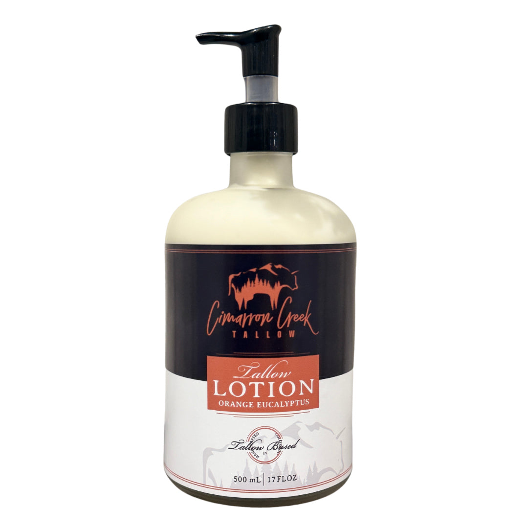 Orange Eucalyptus Grass-fed Beef Tallow Hand & Body Lotion 17oz