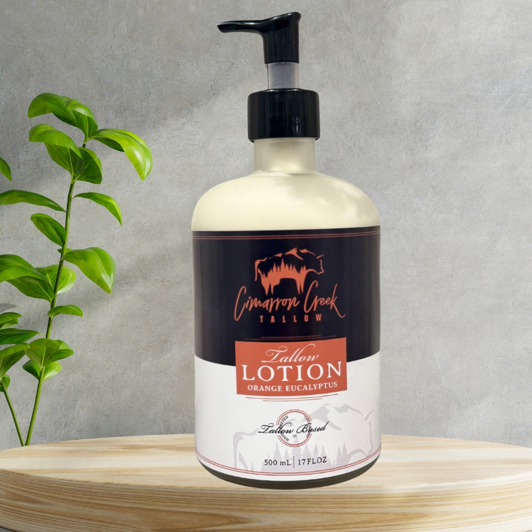 Orange Eucalyptus Grass-fed Beef Tallow Hand & Body Lotion 17oz