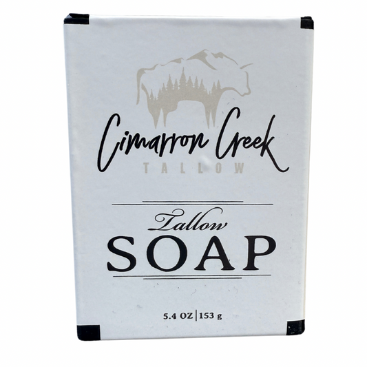 Unscented Grass-Fed Beef Tallow Soap